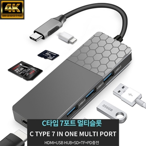 CŸ 7 in 1 LAN Ƽ USB TGMHL-C1000