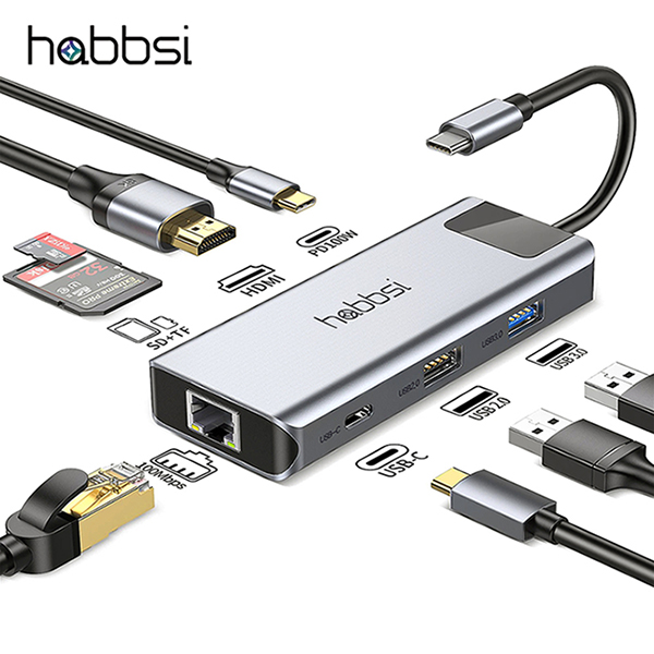 ǻͿǰ USB/ ݽ 100W USB TYPE-C 8in1 Ƽ  YMH8PRIME ǰ 